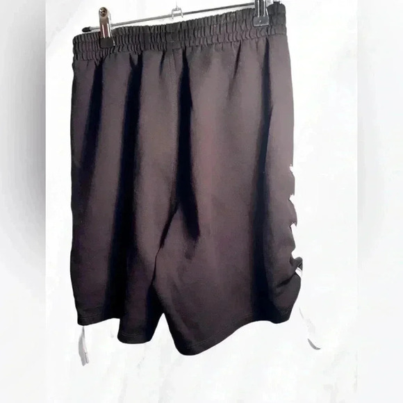 Adidas black always originals laced Athletic Stretch Casual basketball shorts XS - Picture 3 of 4